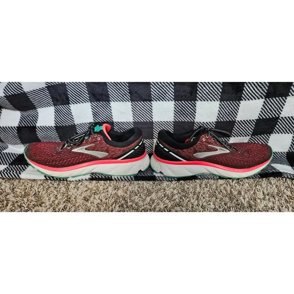 Brooks Ghost 11 Women's Running Shoes Size 10.5 B Medium Black Pink DNA Loft